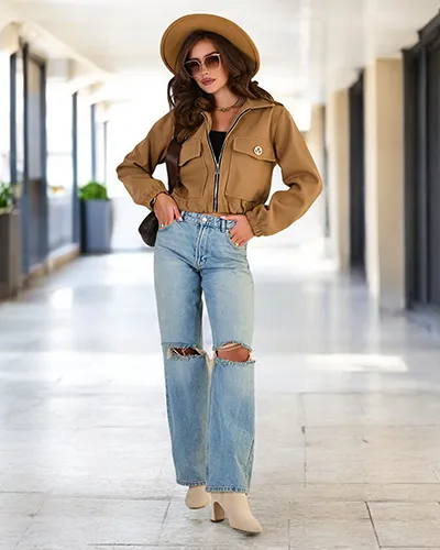 Royalfashion Veste bombardier femme