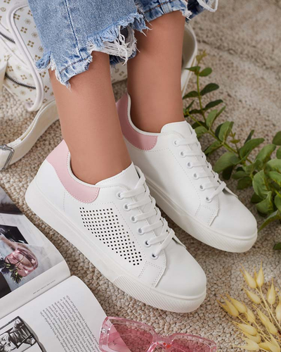 Royalfashion Chaussures de sport en cuir écologique pour femme Lafatta