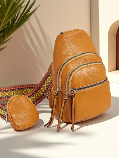 Royalfashion Petit sac bandoulière simple pour femmes Arete Nova
