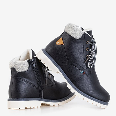 Bottes isolantes Tiptop noires pour garçon - Chaussures