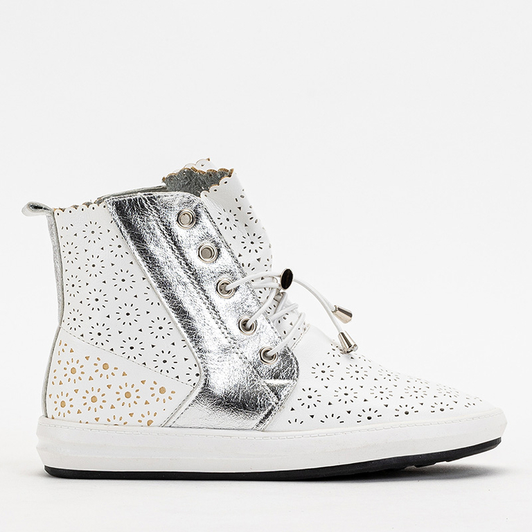 OUTLET Slip-on enfant Lonsi blanc ajouré - Chaussures