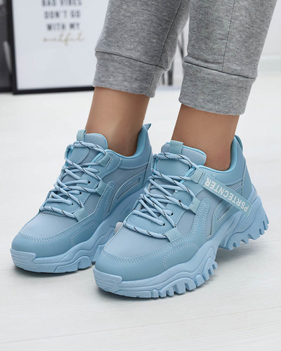 Chaussures de sport bleues pour femmes Evilpo- Footwear