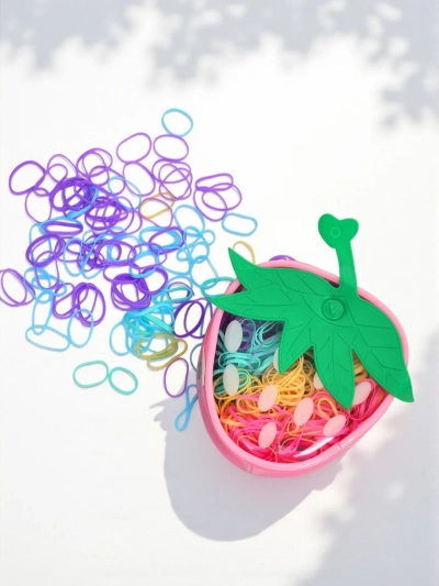 Royalfashion Élastiques en silicone multicolores Fraise