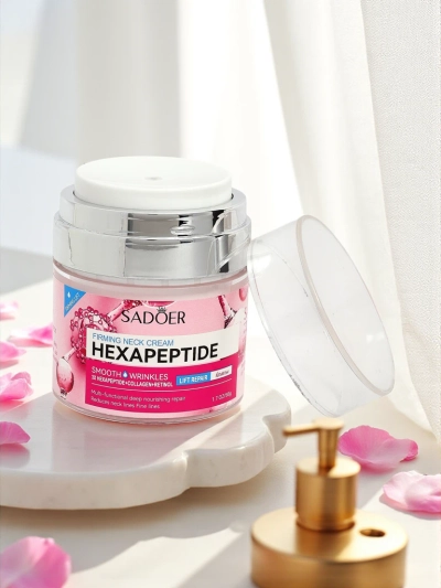 Sadoer Neptunia Hexapeptide Collagène Rétinol Crème Lifting pour le Cou 50ml