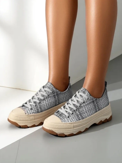 Royalfashion Baskets plateforme pour femmes Mirrles