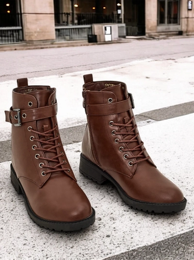 Bottines à lacets pour femmes Royalfashion Salale