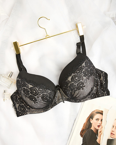 Royalfashion Soutien-gorge femme décoré de dentelle