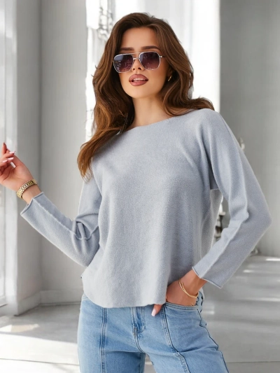 Royalfashion Pull fin en viscose pour femmes