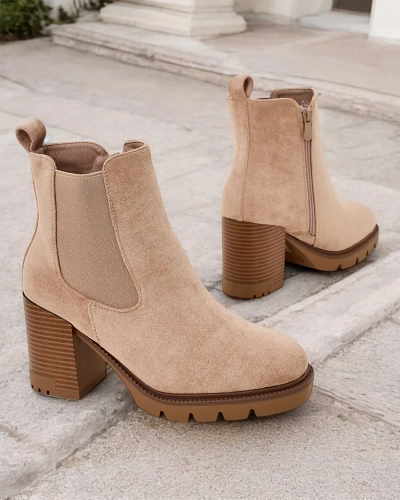 Royalfashion Bottes à talon aiguille Timoxo pour femme