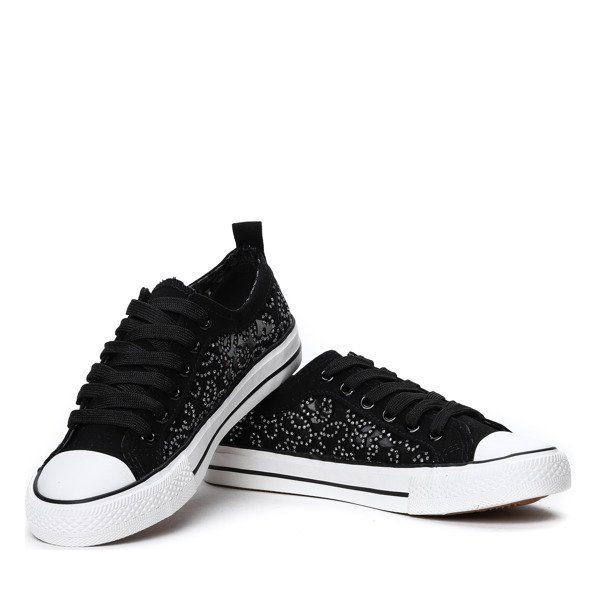 Sneakers noires avec une tige en maille Taranee - Chaussures 1