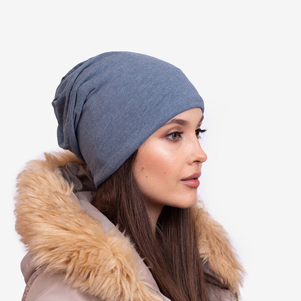 Bonnet isotherme femme bleu marine à étoiles - Accessoires