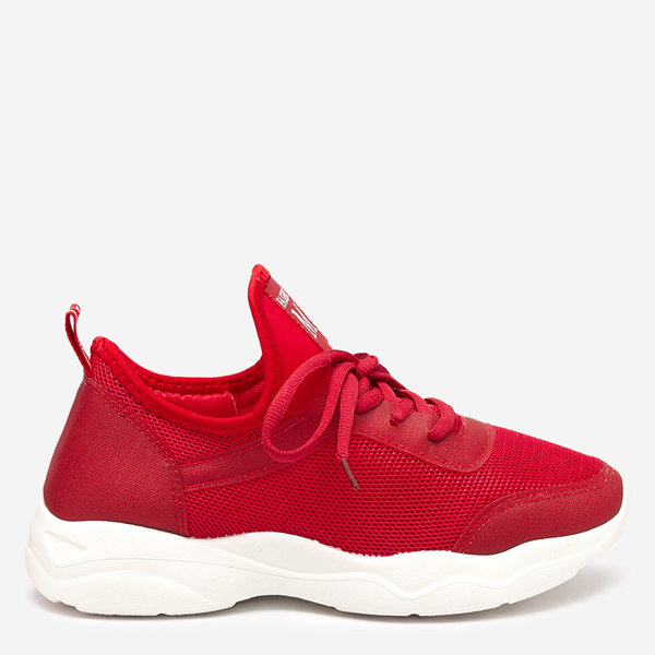 OUTLET Chaussures de sport pour femmes rouges Redene- Footwear