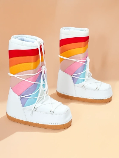 Chaussures de style botte de neige pour femme Royalfashion Tencce