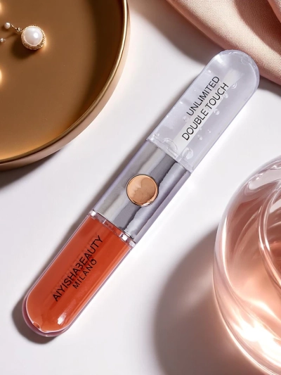 Rouge à lèvres et gloss transparent 2-en-1 Carrot Gold
