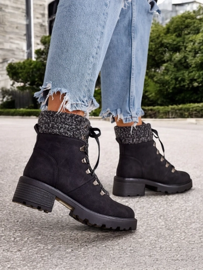 Royalfashion Bottes trapper pour femmes Sawoli