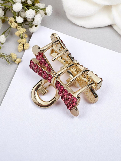 Royalfashion Barrette à Cheveux avec Strass Barrette Dorée