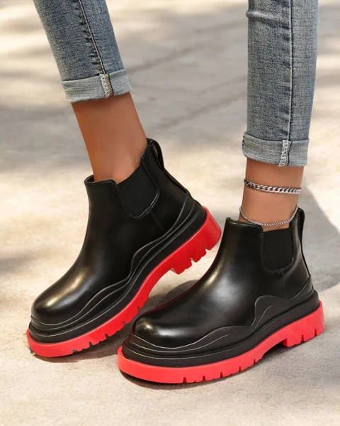 Royalfashion Bottes à enfiler pour femmes Derri