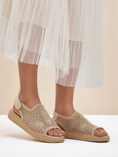 Sandales ajourées pour femme Royalfashion à tige Levay