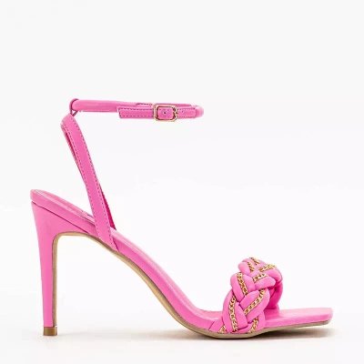 OUTLET Sandales femme fuchsia sur stiletto Tenedi - Footwear