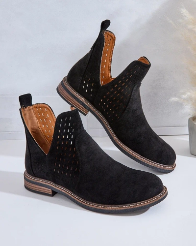 Royalfashion Bottes eko en daim Ovilla pour femme