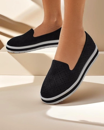 Royalfashion Mocassins perforés pour femmes Cerrole