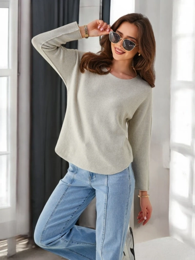Royalfashion Pull féminin en viscose fin