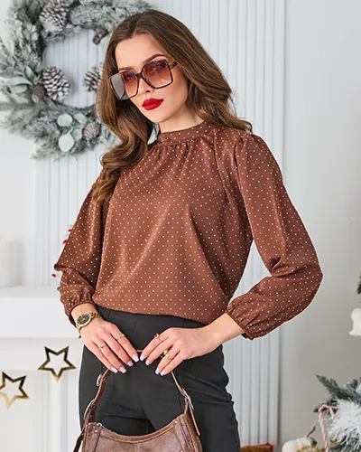 Chemise Royalfashion pour femmes avec des strass