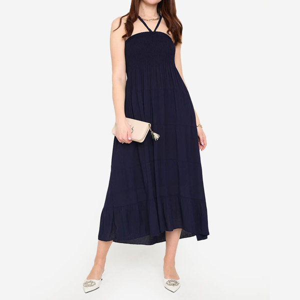 Robe midi marine GRANDE TAILLE - Vêtements