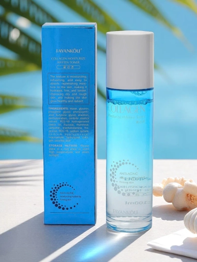 Tonique pour le visage illuminateur et hydratant au collagène