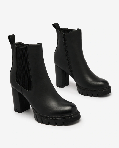 Royalfashion Bottes à talons hauts pour femmes Seihay