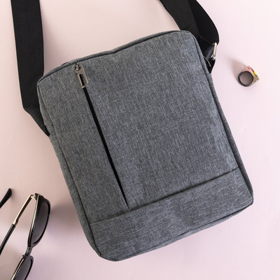 Sac bandoulière homme gris - Accessoires