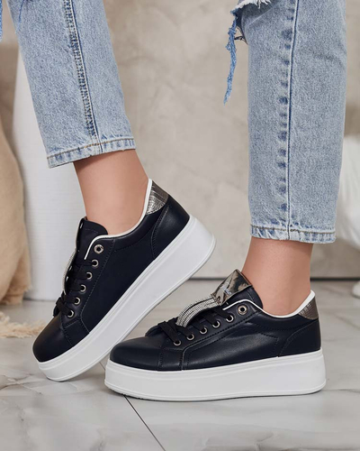 Royalfashion Baskets sportives pour femme avec zircons Jocix