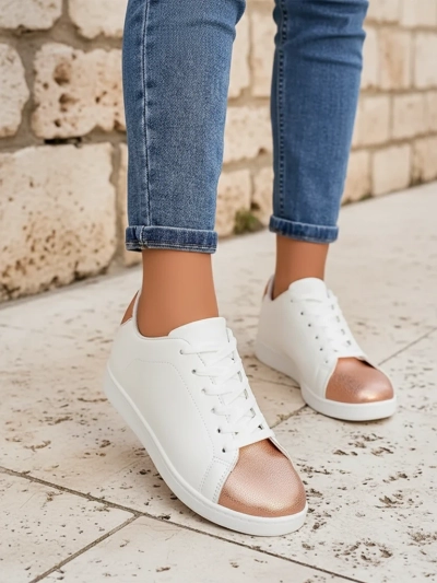 Baskets pour femmes Athena Rosa en cuir écologique - collection printemps/été