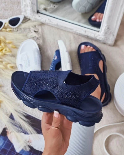 Royalfashion Sandales pour femmes avec tige en Volin