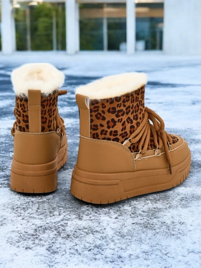 Bottes de neige à lacets pour femmes Royalfashion Moniuc