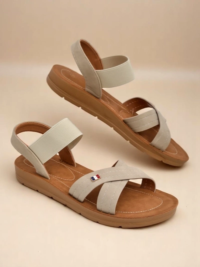 Royalfashion Sandales pour femmes avec élastique Zerefis