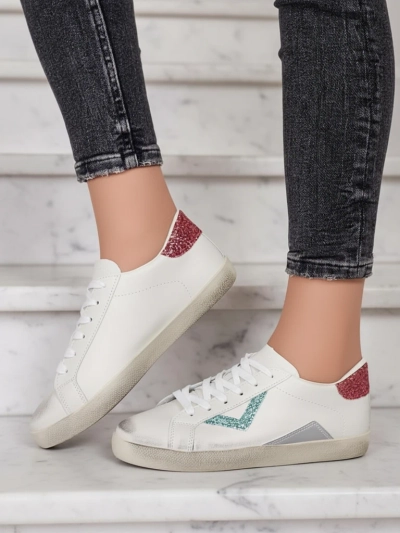 Royalfashion Baskets sportives pour femmes avec ornements Ginn