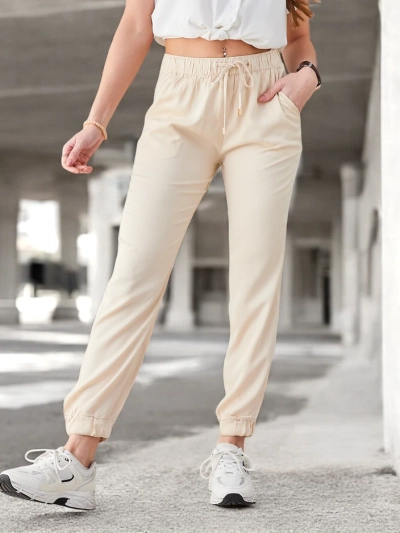 Pantalons Royalfashion pour femmes avec élastique à la fin des jambes