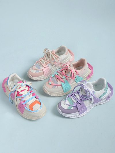 Royalfashion Baskets de sport pour femmes avec inserts en caoutchouc Bubble