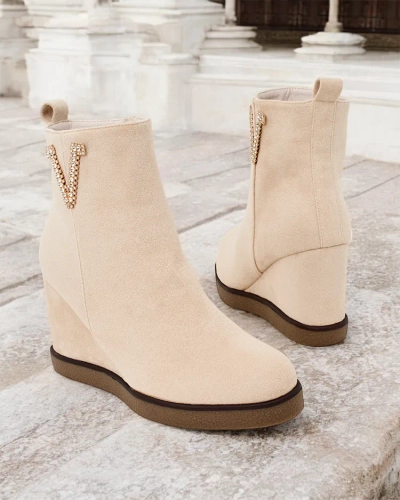 Royalfashion Nerias Bottes à talons pour femmes