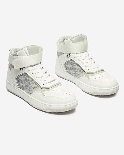 Baskets montantes Xosa blanches pour femmes - Chaussures
