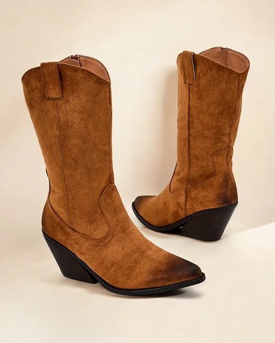 Bottes de cow-boy à talons Royalfashion pour femmes Lehhi