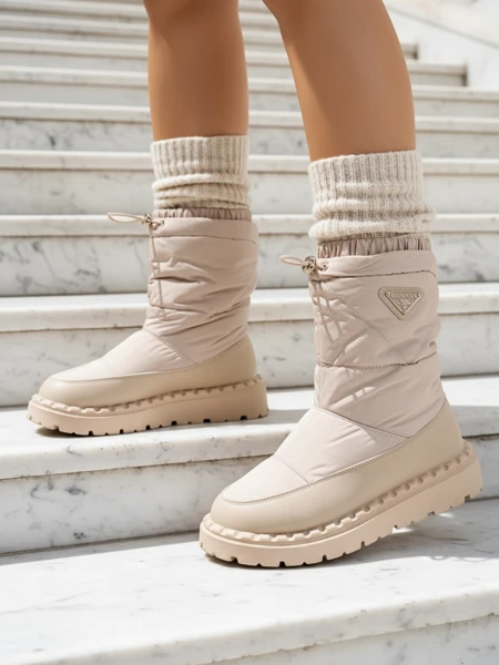 Royalfashion Bottes de neige pour femmes Yoppella
