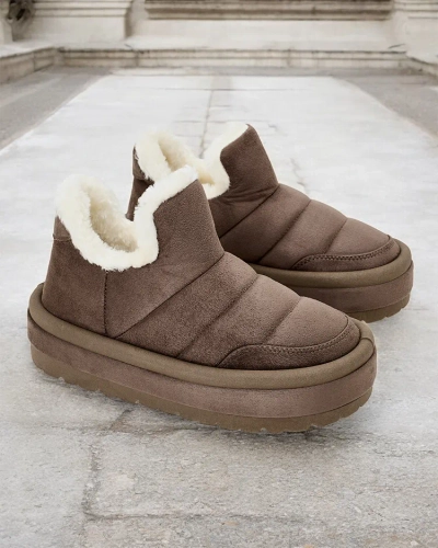 Royalfashion Femmes Zoeno bottes courtes a'la bottes de neige