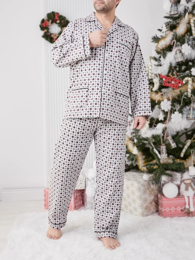 Pyjama homme Royalfashion avec imprimé