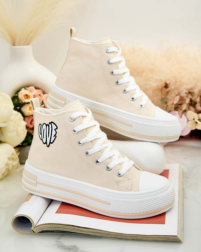 Royalfashion Baskets sportives pour femme avec imprimé