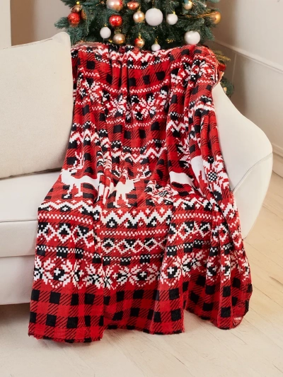 Couverture de Noël Royalfashion 160x200