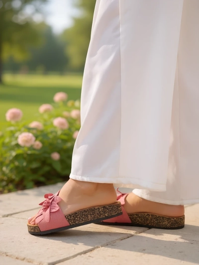 Sandales pour femmes Royalfashion avec fleurs Foules