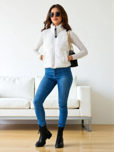 Veste sans manches courte Royalfashion pour femmes