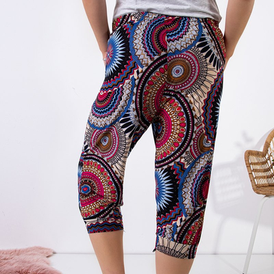 Short femme à motifs multicolores PLUS TAILLE - Vêtements